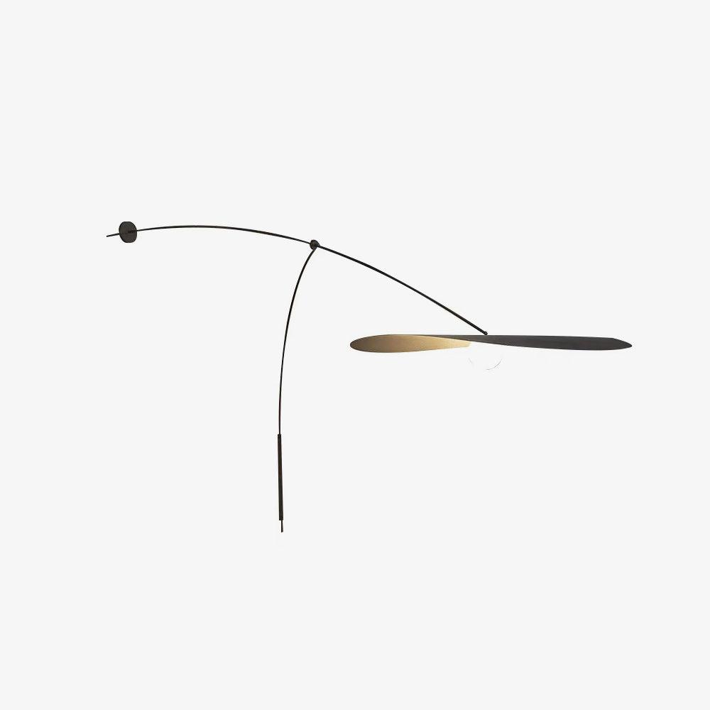 Tirove minimalistisk væglampe i glas