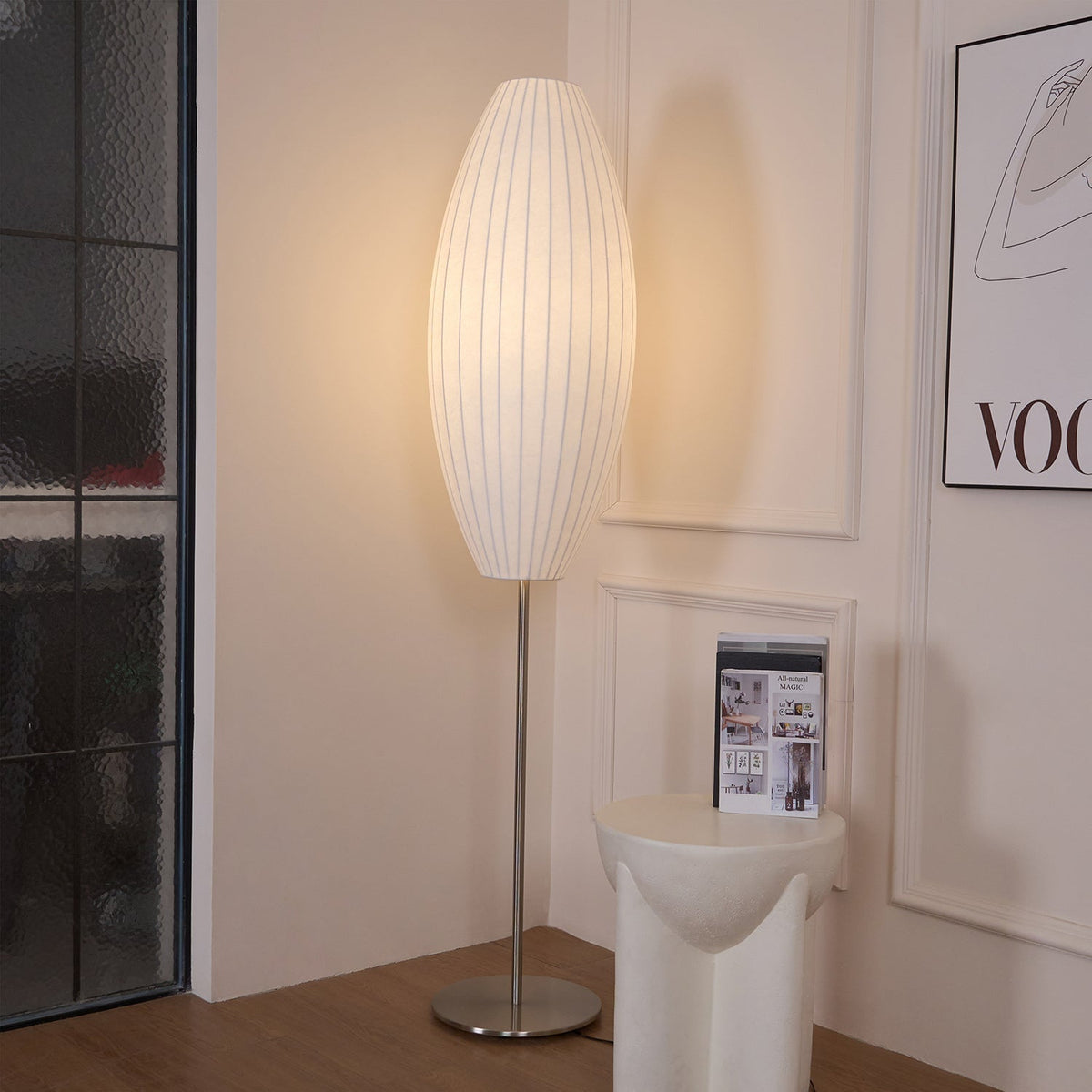 Bexno minimalistisk golvlampa