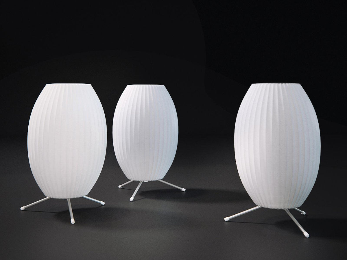 Candeeiro de mesa minimalista Rostix em aço