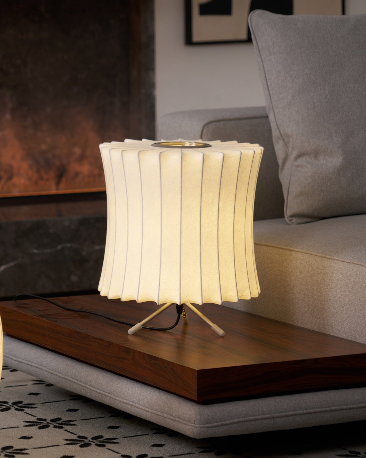 Candeeiro de mesa minimalista Rostix em aço