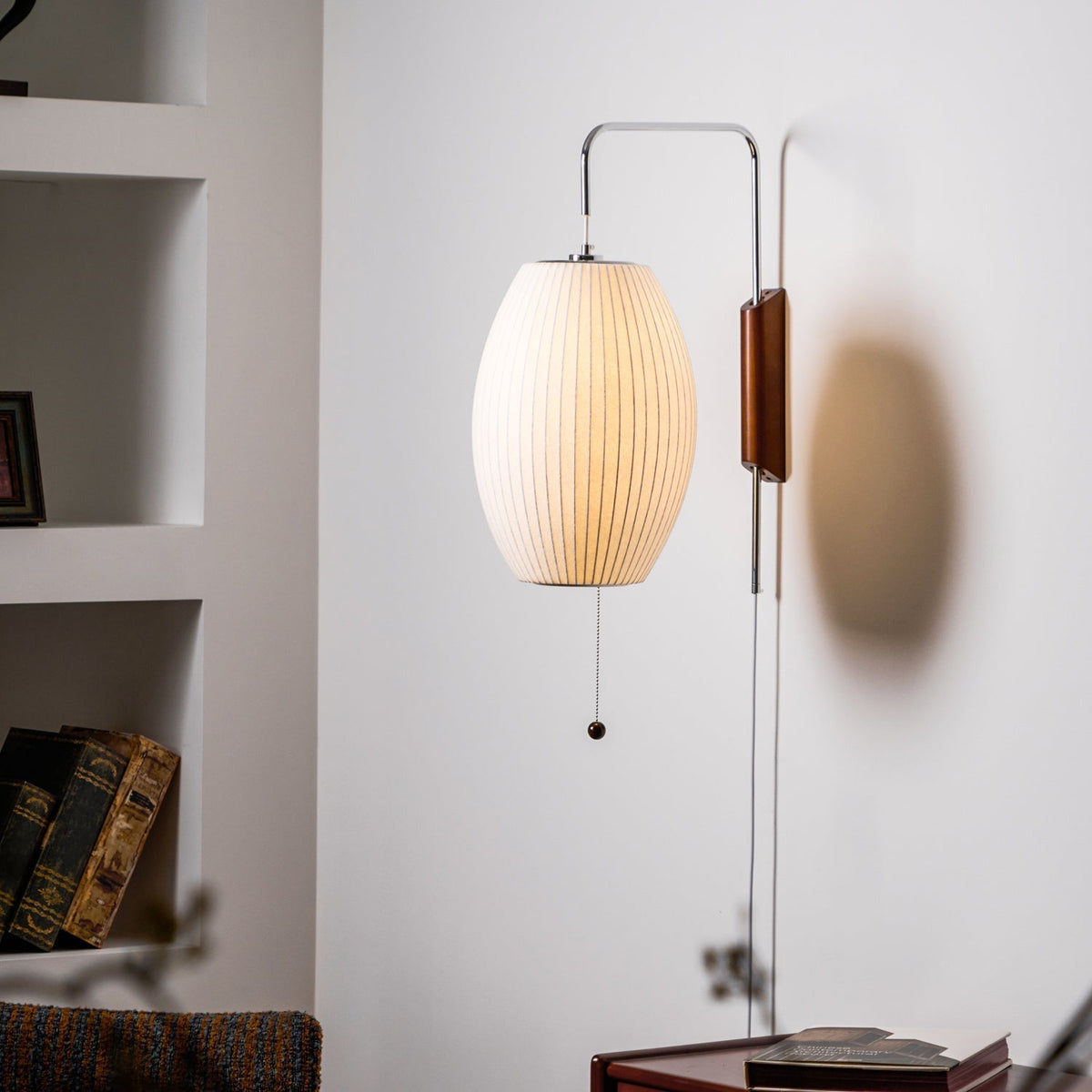Aldinira Wall Sconce Walnut Ball