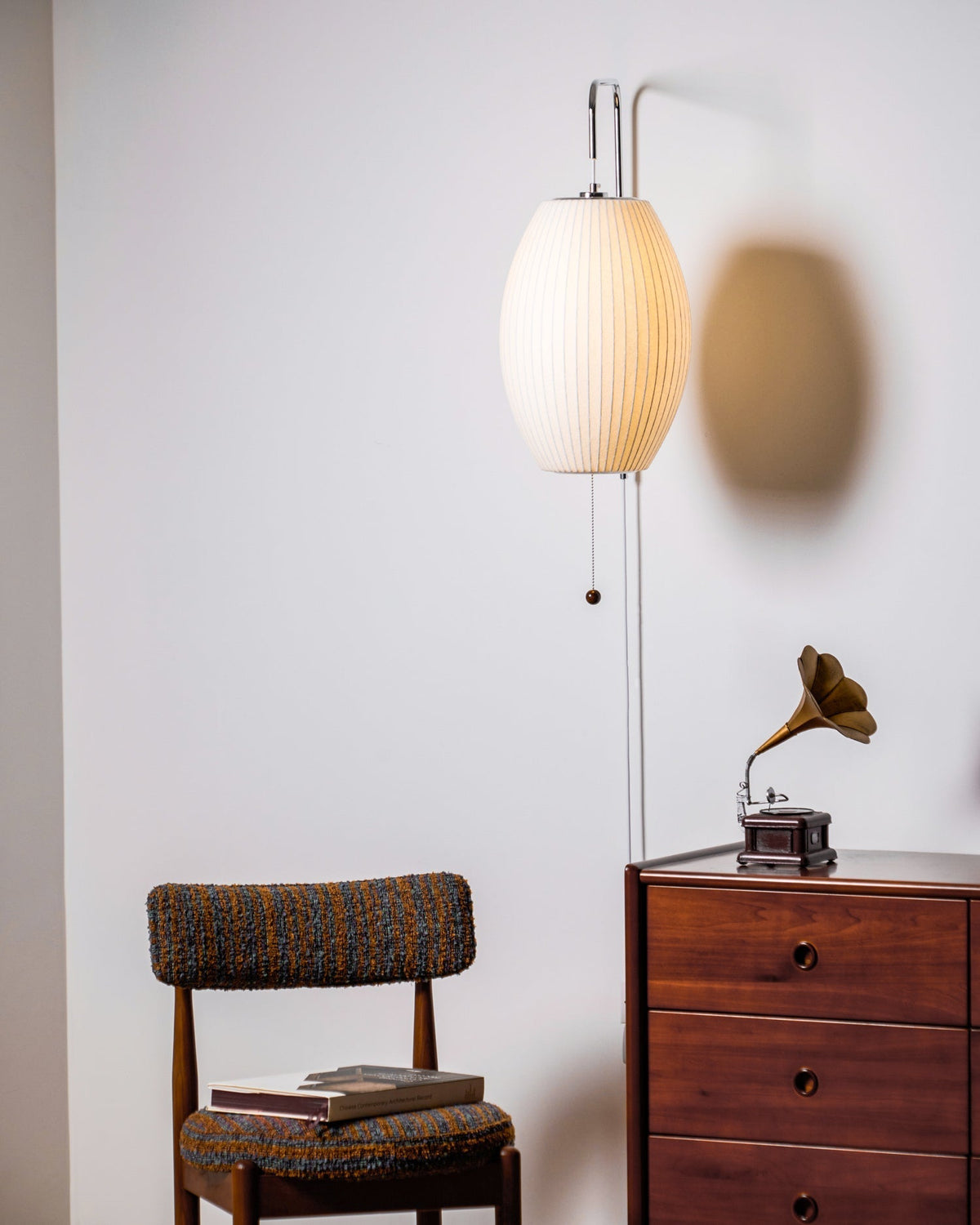 Aldinira Wall Sconce Walnut Ball