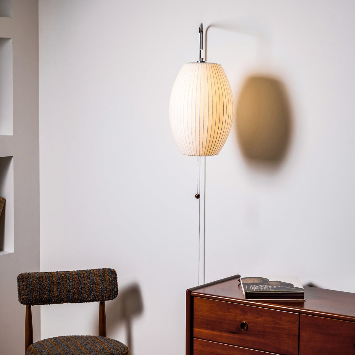 Aldinira Wall Sconce Walnut Ball