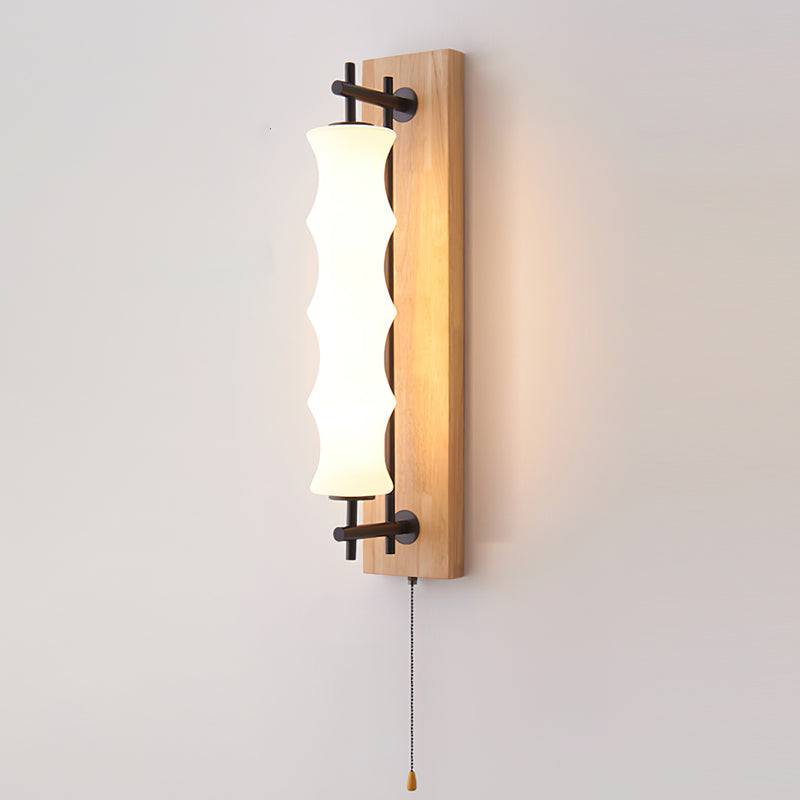 Eireelia-bølgeglasvæglampe
