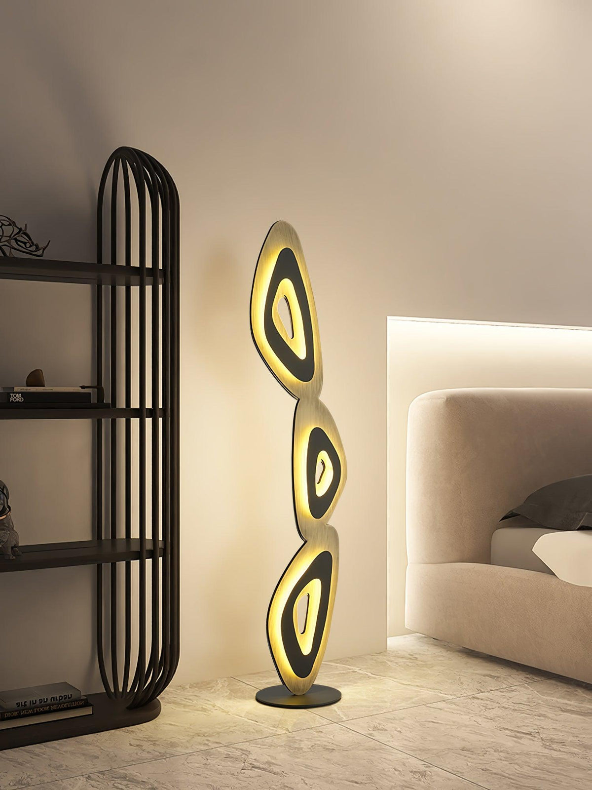 Isoloril Art Deco -lattiavalaisin