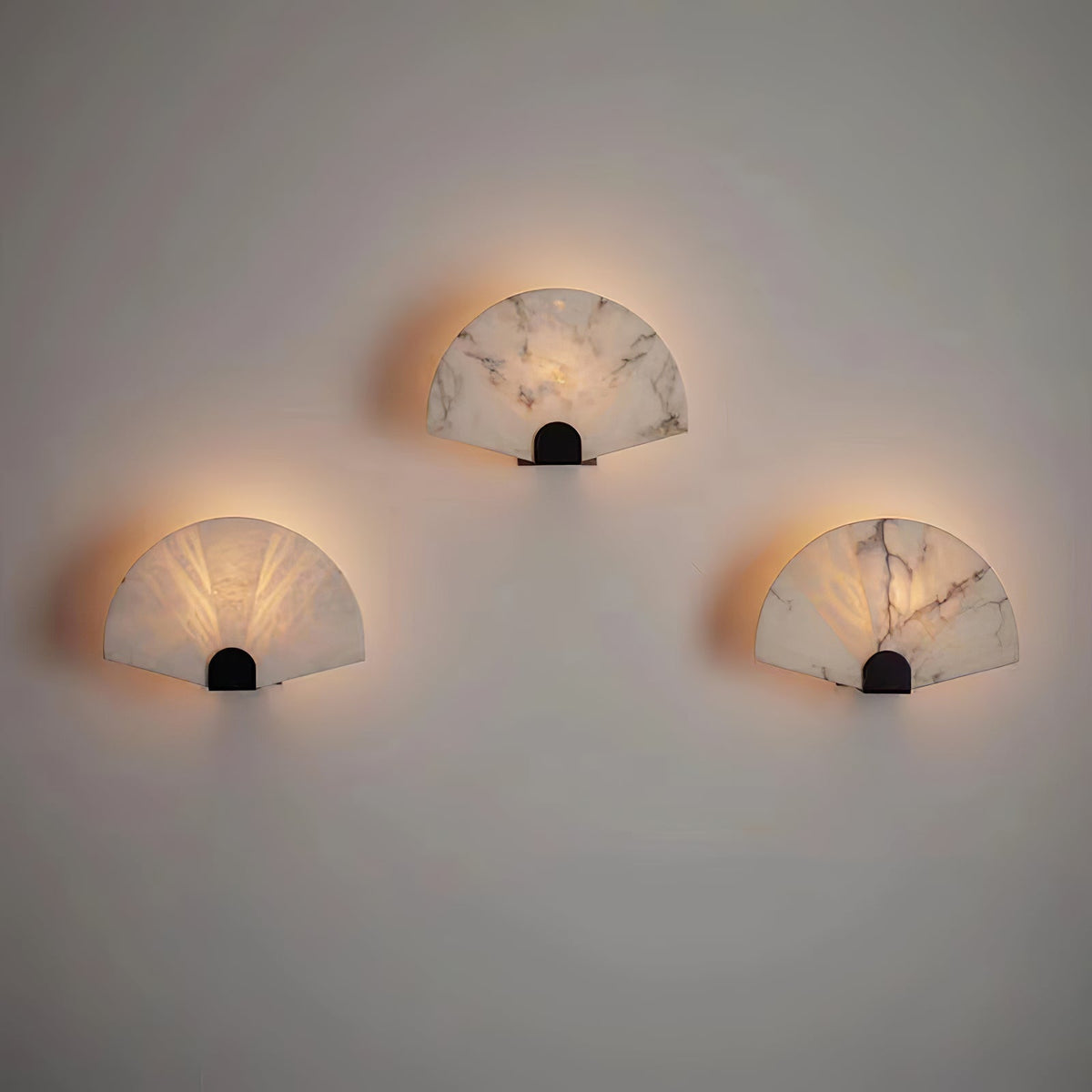 Nivelella Minimalistisk væglampe i alabast