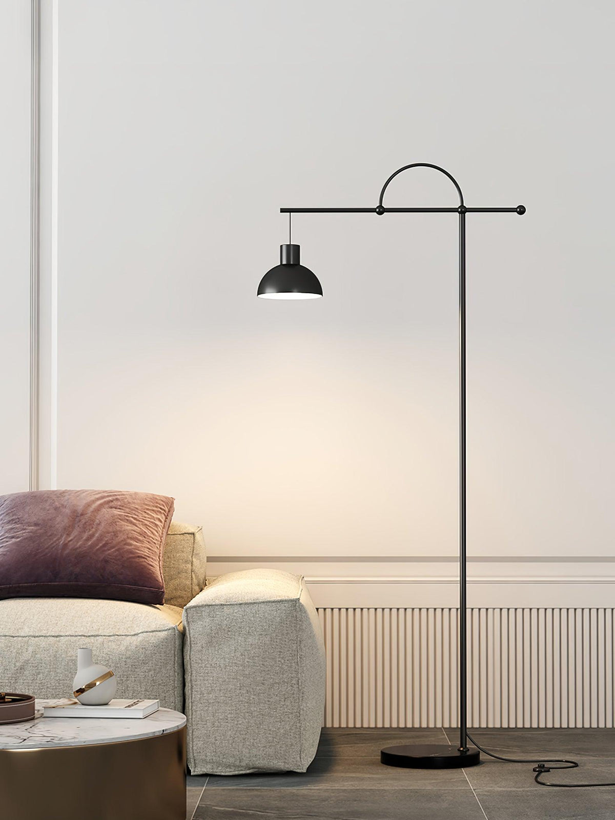 Usilil Art Deco -messinkilattiavalaisin