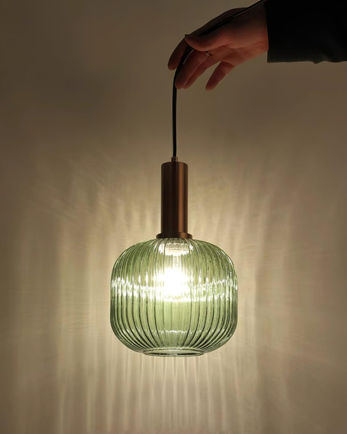 Miralelia räfflad pendellampa