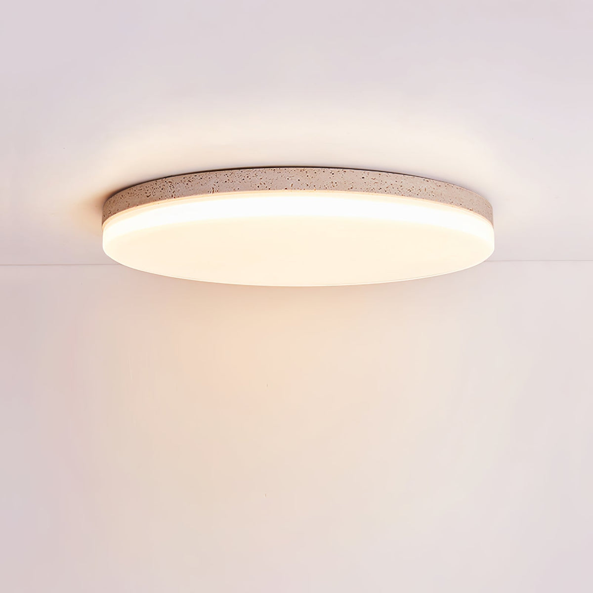 Valiviella-loftlampe i travertin
