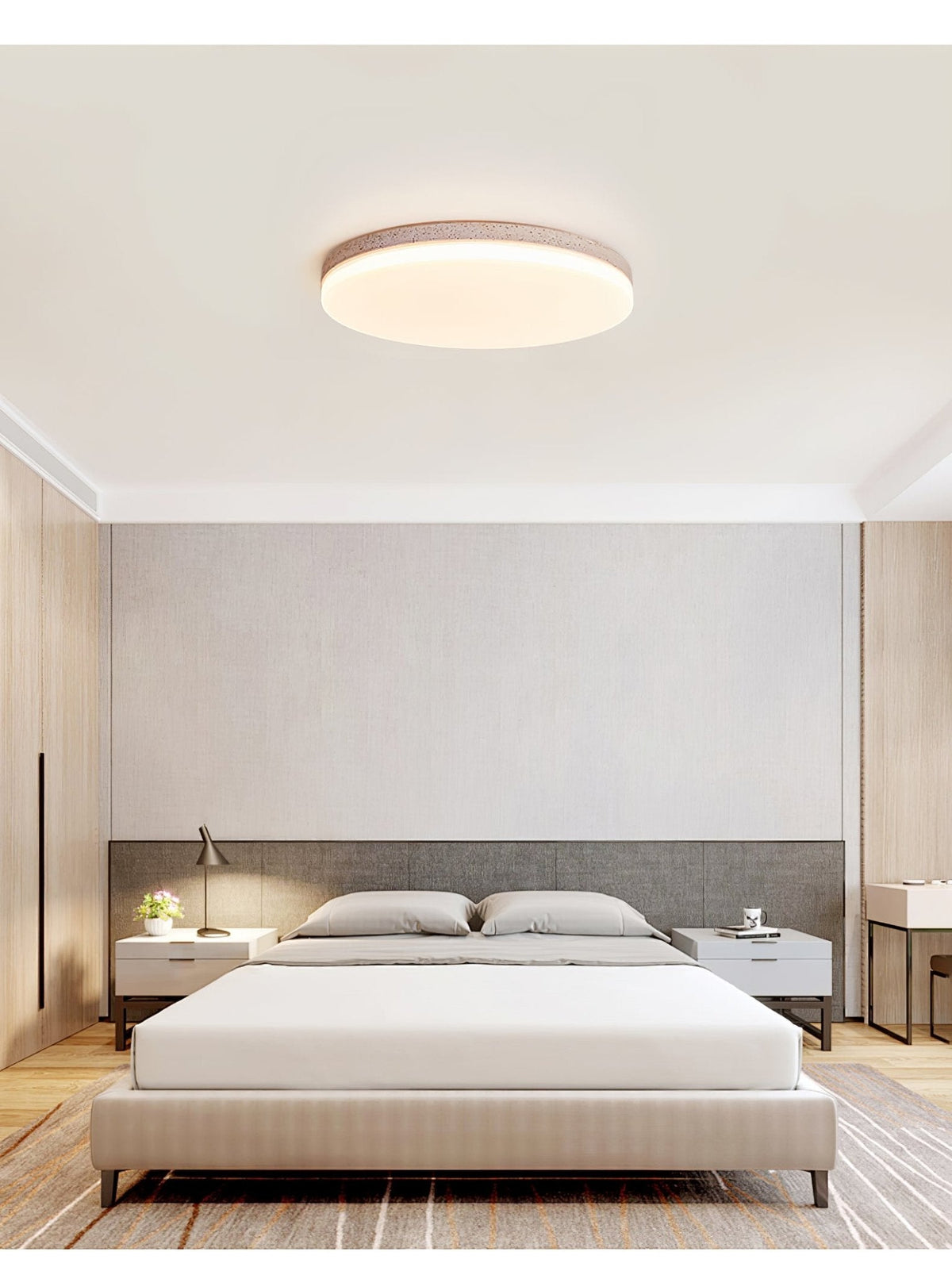 Valiviella-loftlampe i travertin