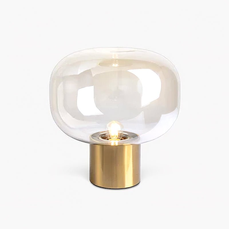 Teloz industriel bordlampe i glas