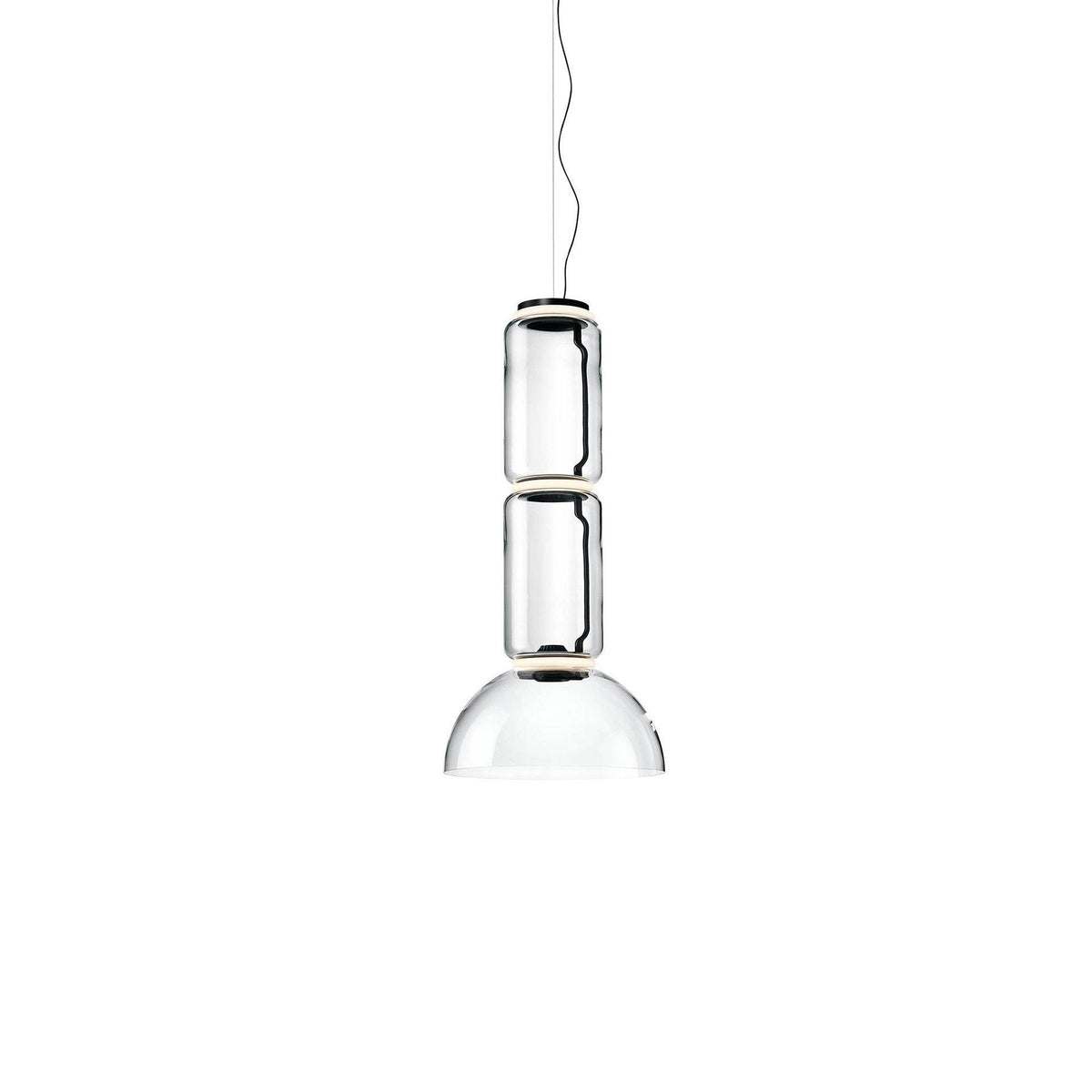 Luminária suspensa artística industrial Vayden
