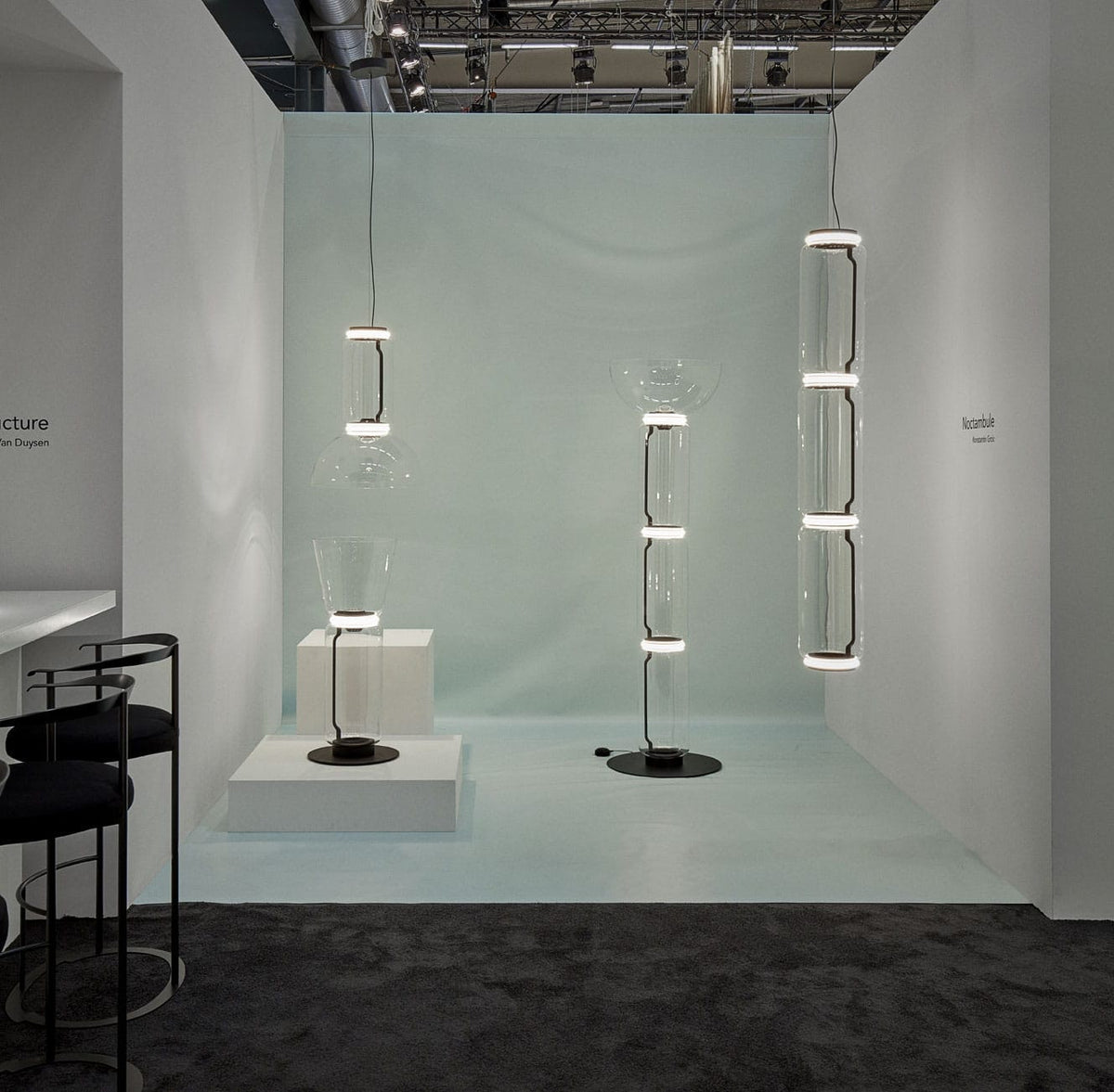 Luminária suspensa artística industrial Vayden