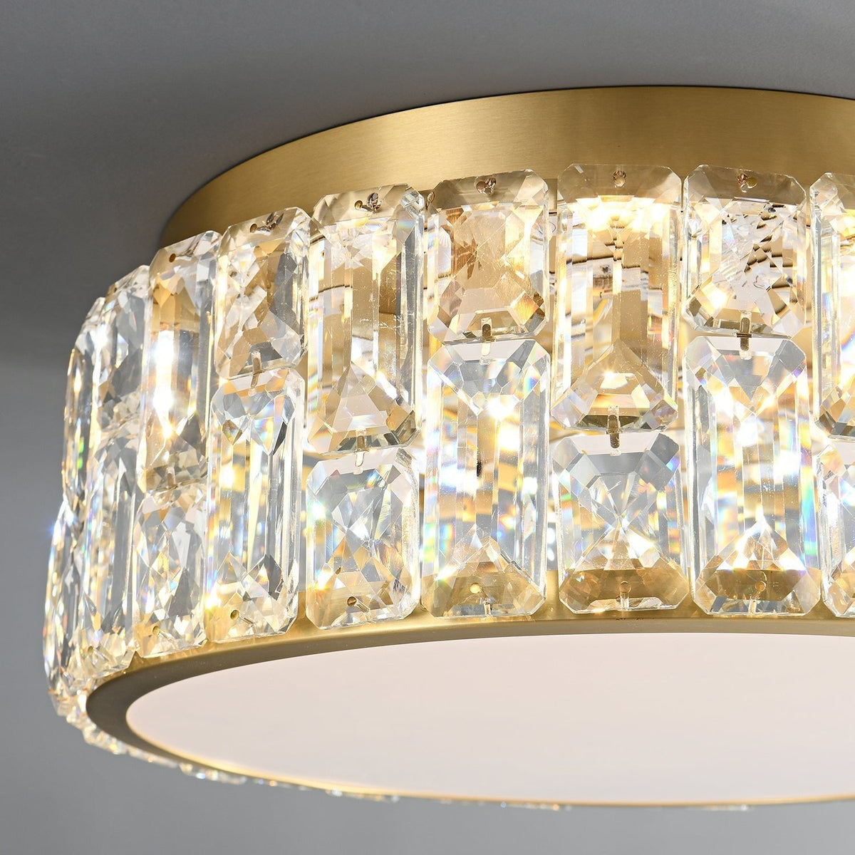 Candeeiro de teto em cristal, luxo pós-moderno Cimare