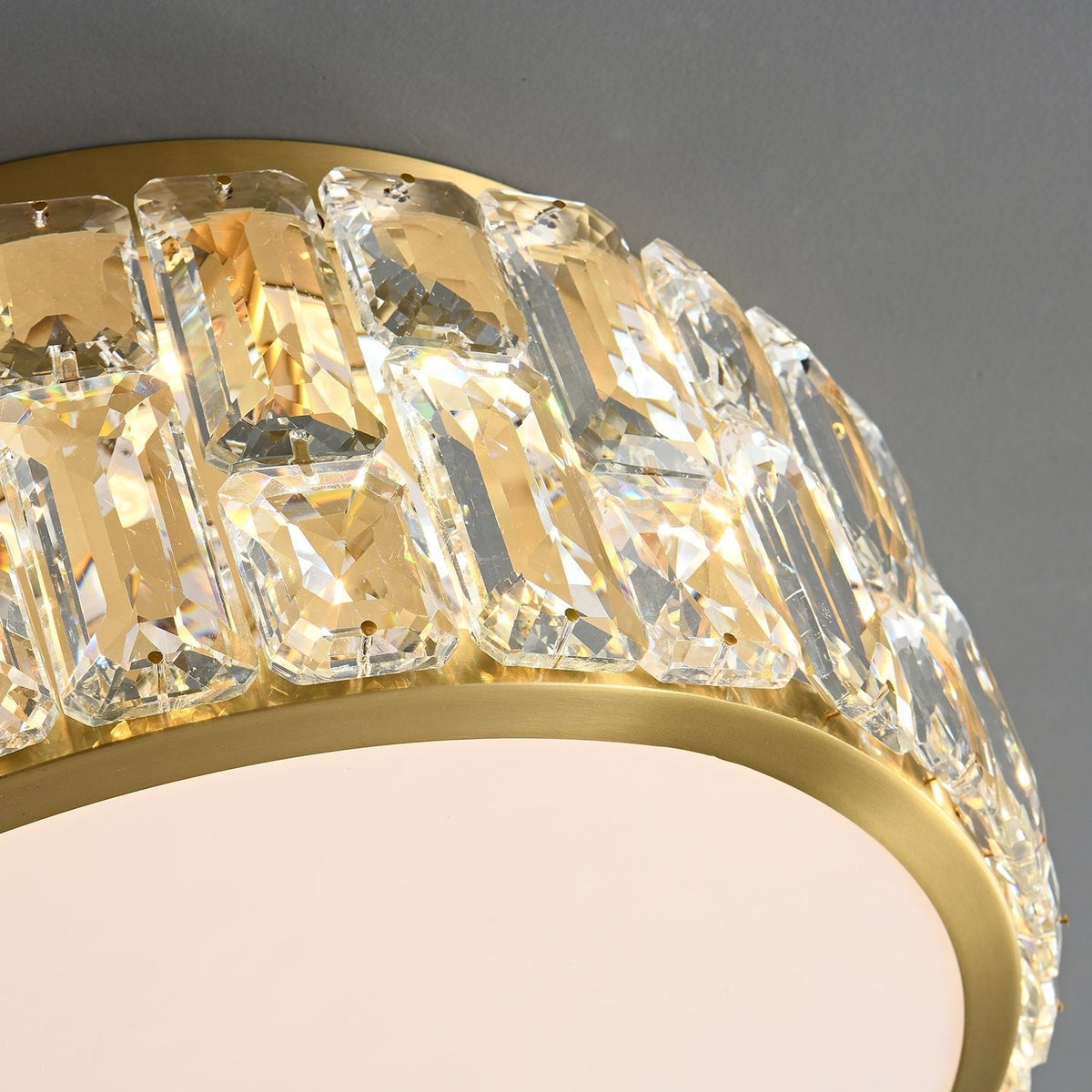 Candeeiro de teto em cristal, luxo pós-moderno Cimare
