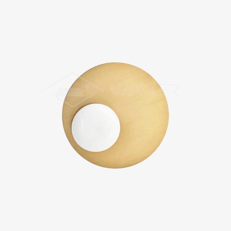 Ivsolion modern minimalistisk vinklad vägglampa i glas