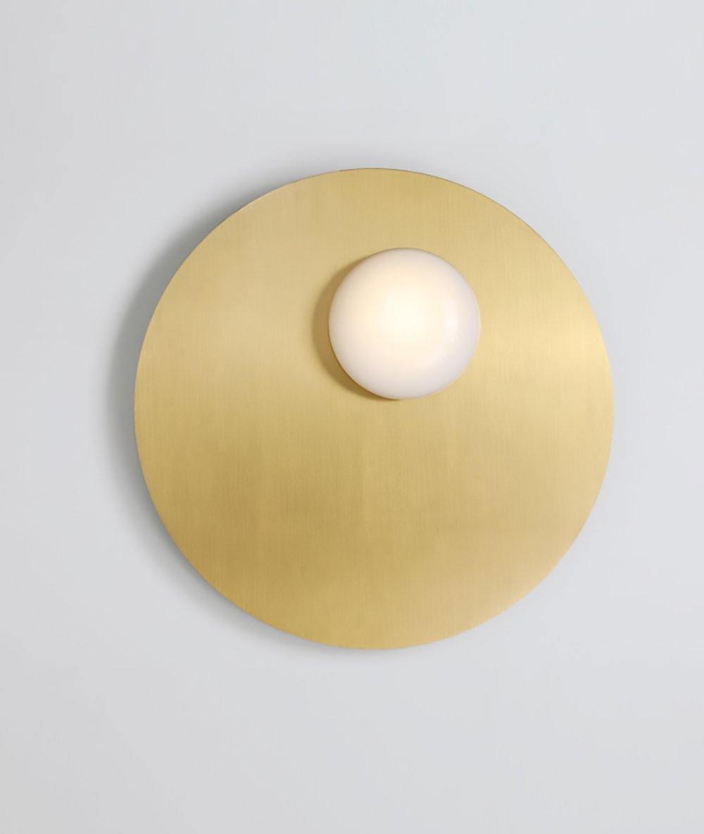 Ivsolion modern minimalistisk vinklad vägglampa i glas