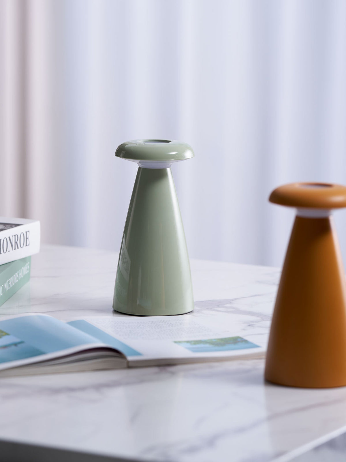 Mushroove minimalistisk keramisk bordslampa