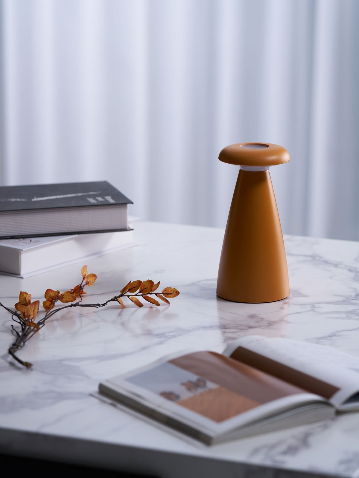 Mushroove minimalistisk keramisk bordslampa