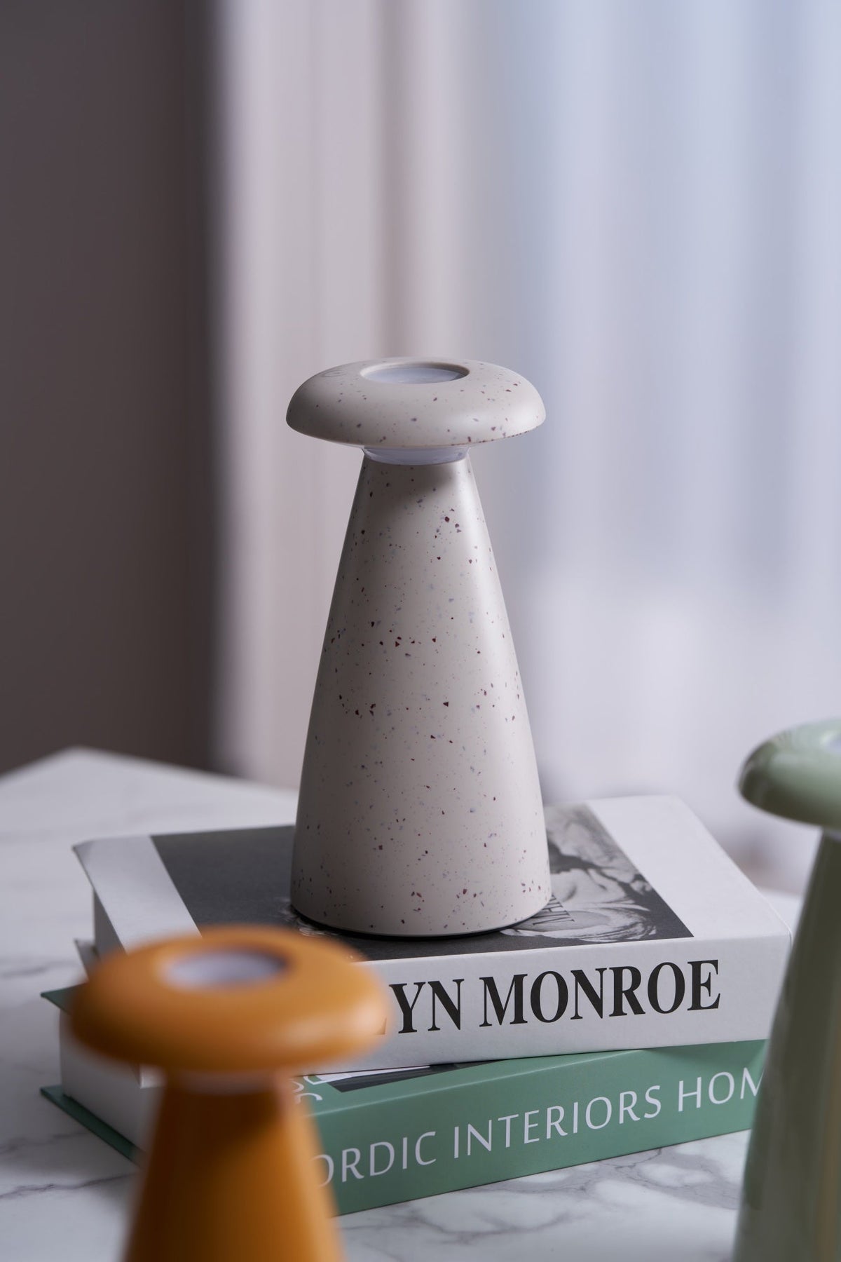Mushroove minimalistisk keramisk bordslampa