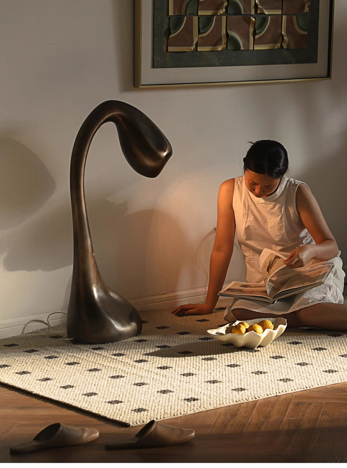 Kyns skulpturelle bordlampe