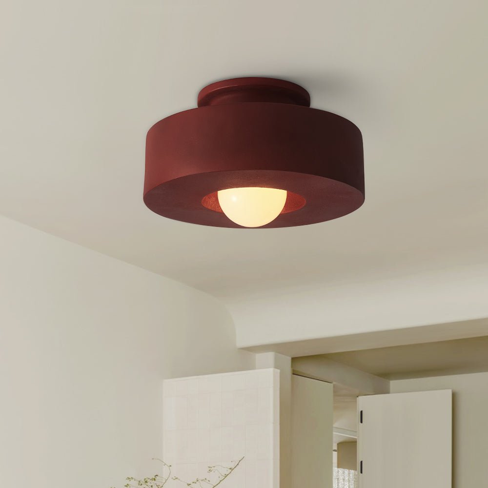 Candeeiro de teto de montagem saliente Aria nórdico estilo macaron para quarto
