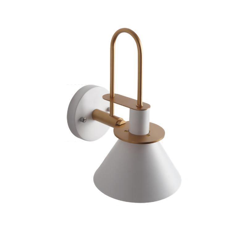 Solerine minimalistisk vägglampa i svart och guld