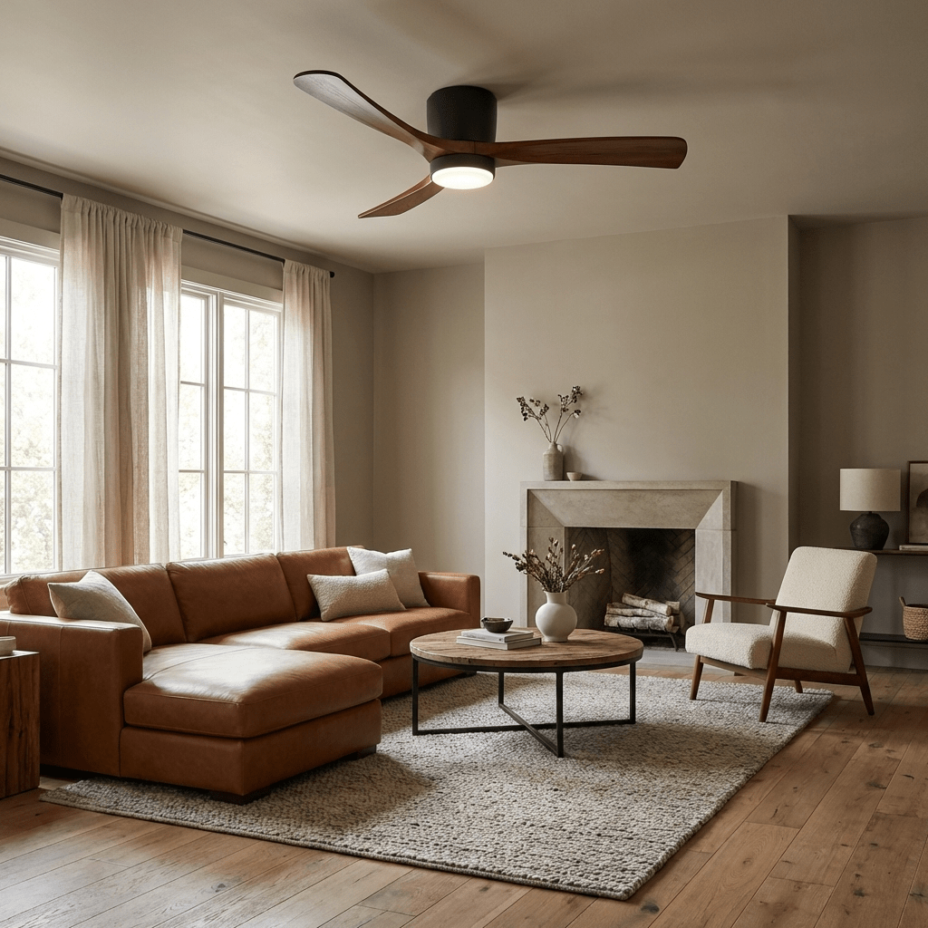 Candeeiro com ventoinha de teto Elaerine