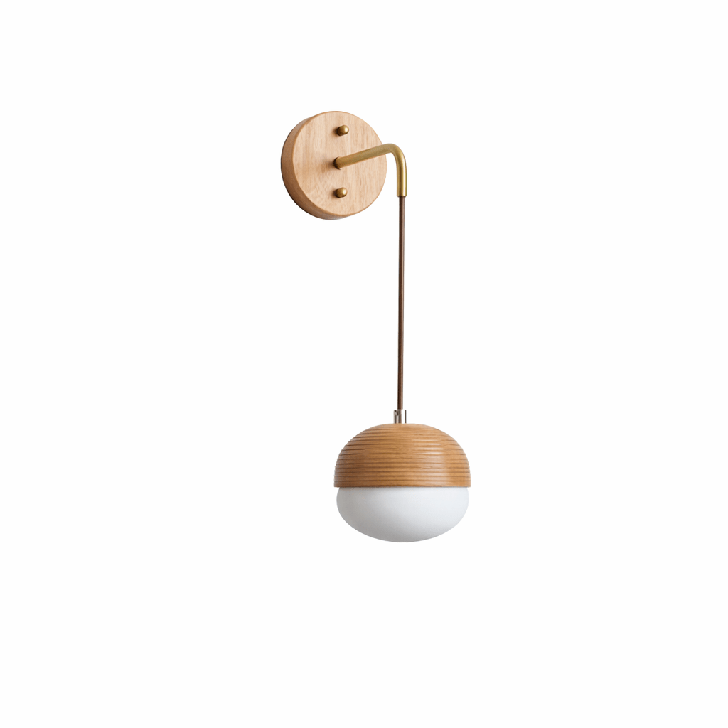 Elverelle Wood Drop Wall Lamp