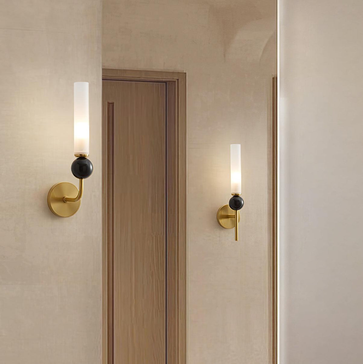Dulane modern minimalistisk vertikal vägglampa i marmor