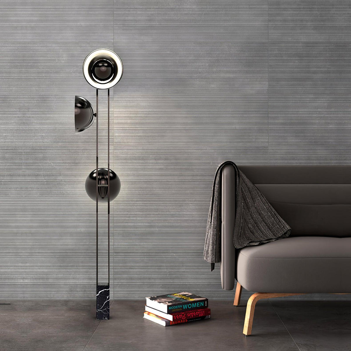 Alio moderne gulvlampe i marmor