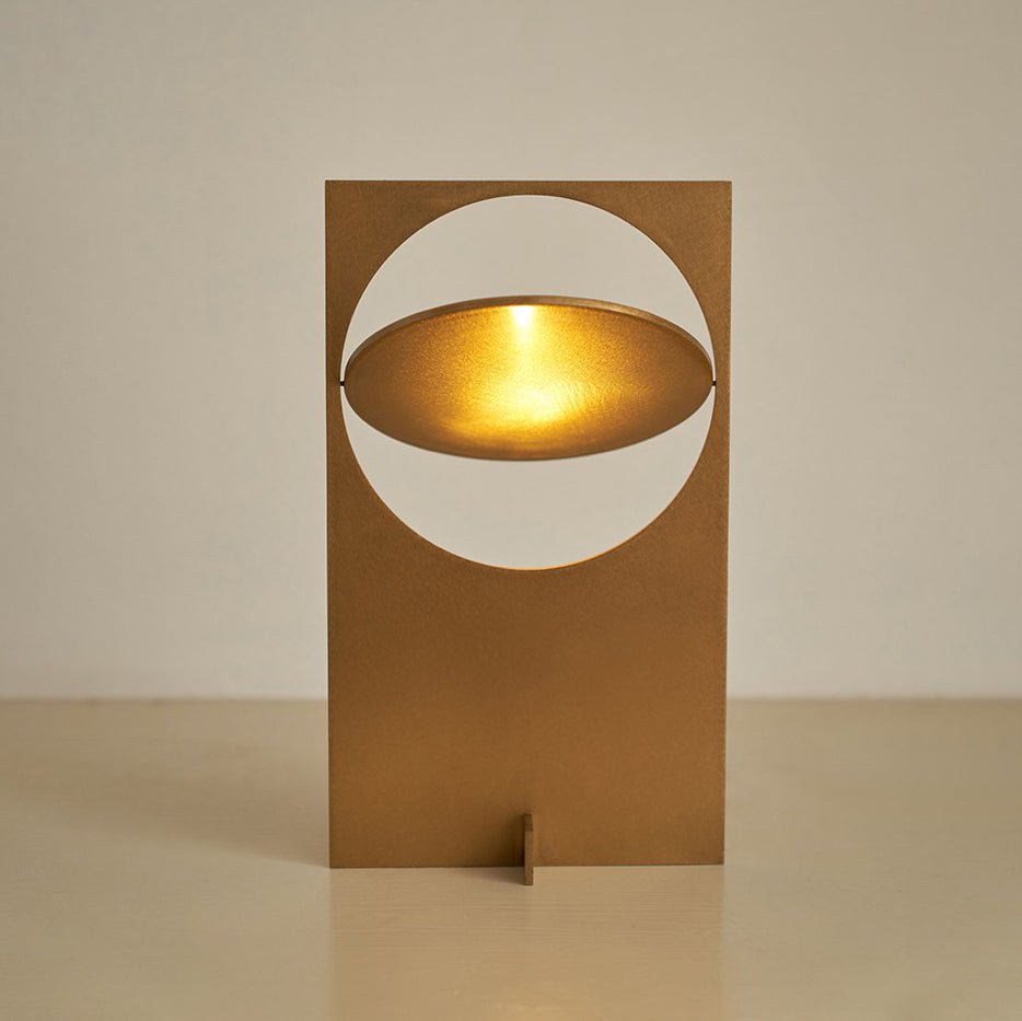 Sixor futuristisk stålbordlampe