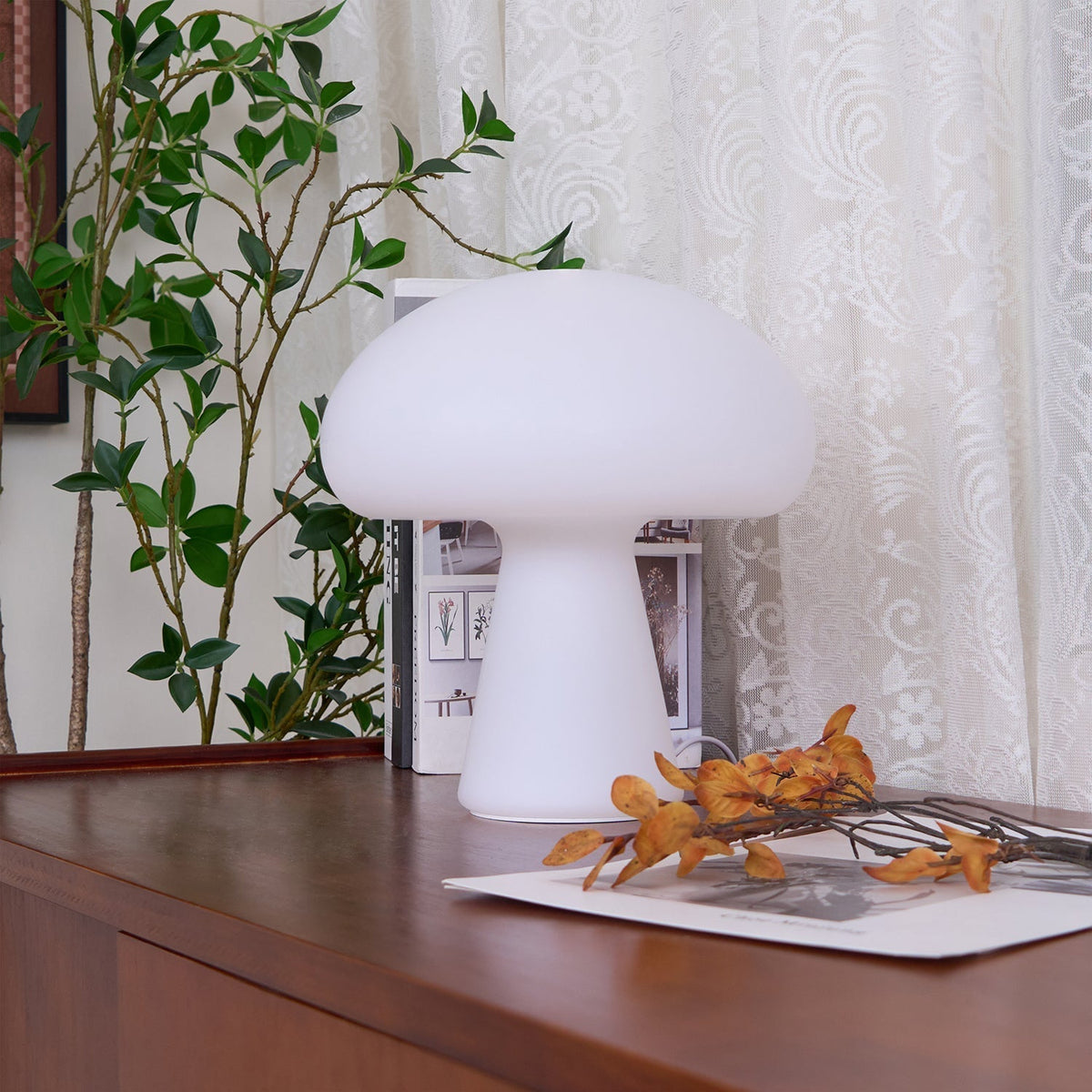 Ombra finurlig bordlampe i glas