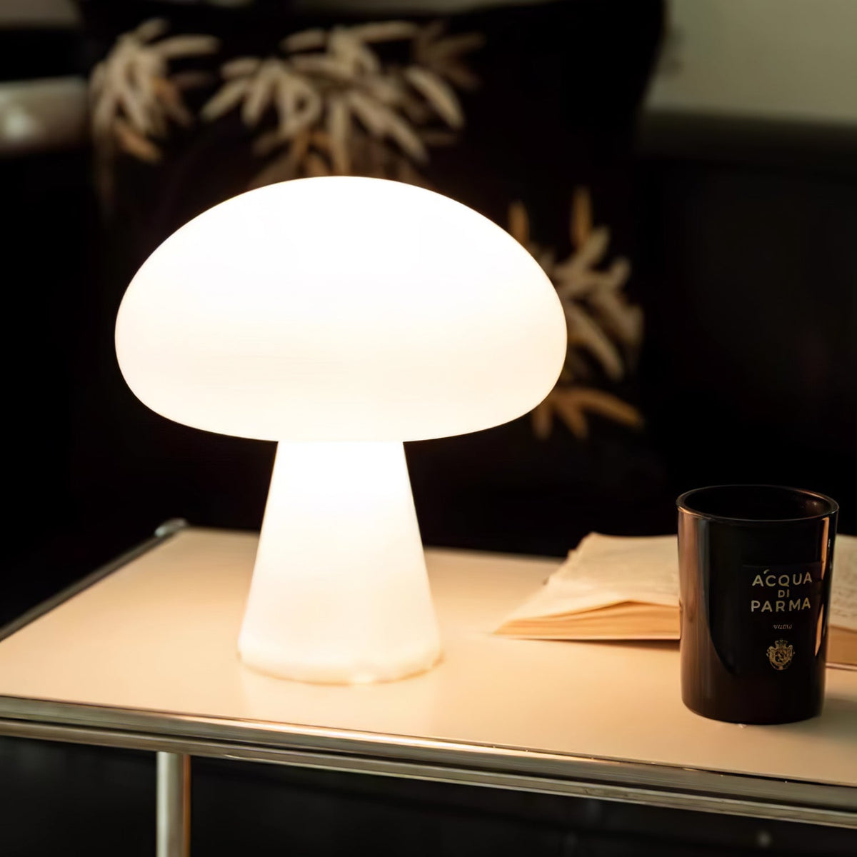 Ombra finurlig bordlampe i glas