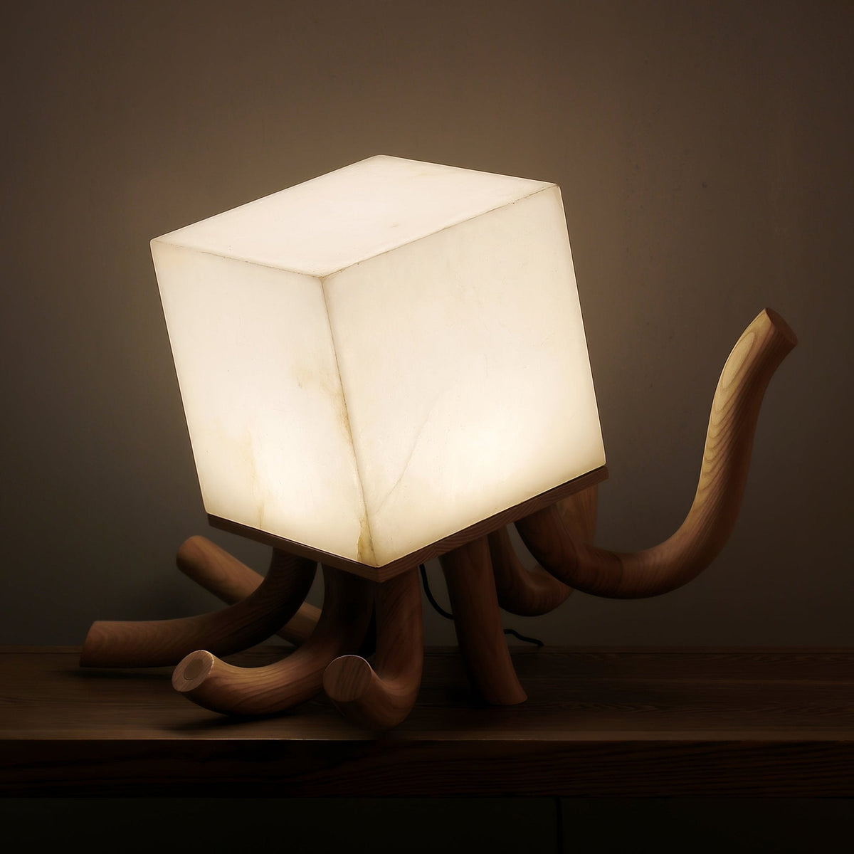 Candeeiro de mesa Dravk Tentacle em alabastro