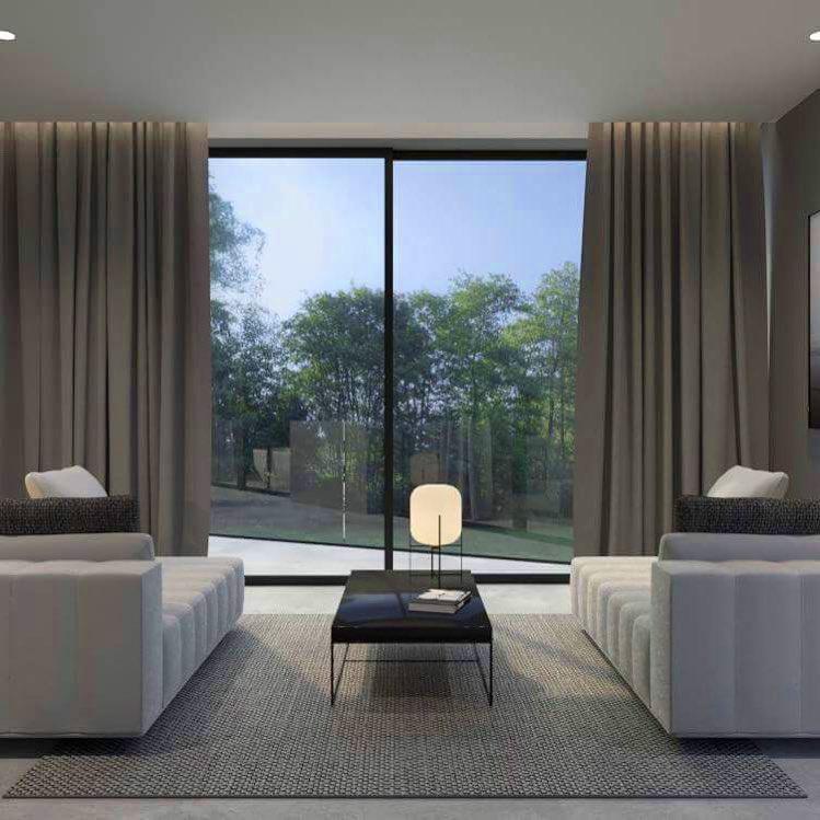 Liorivelia industriel gulvlampe i glas