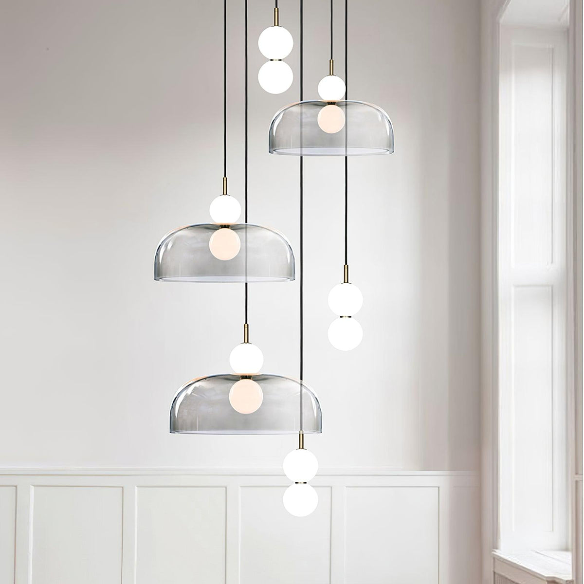Celelia moderne minimalistisk glaspendel