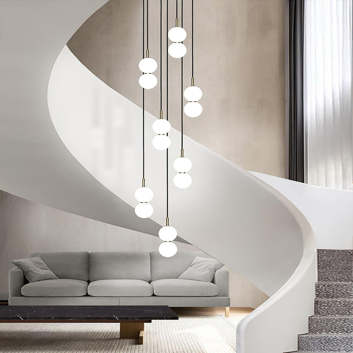 Celelia moderne minimalistisk glaspendel
