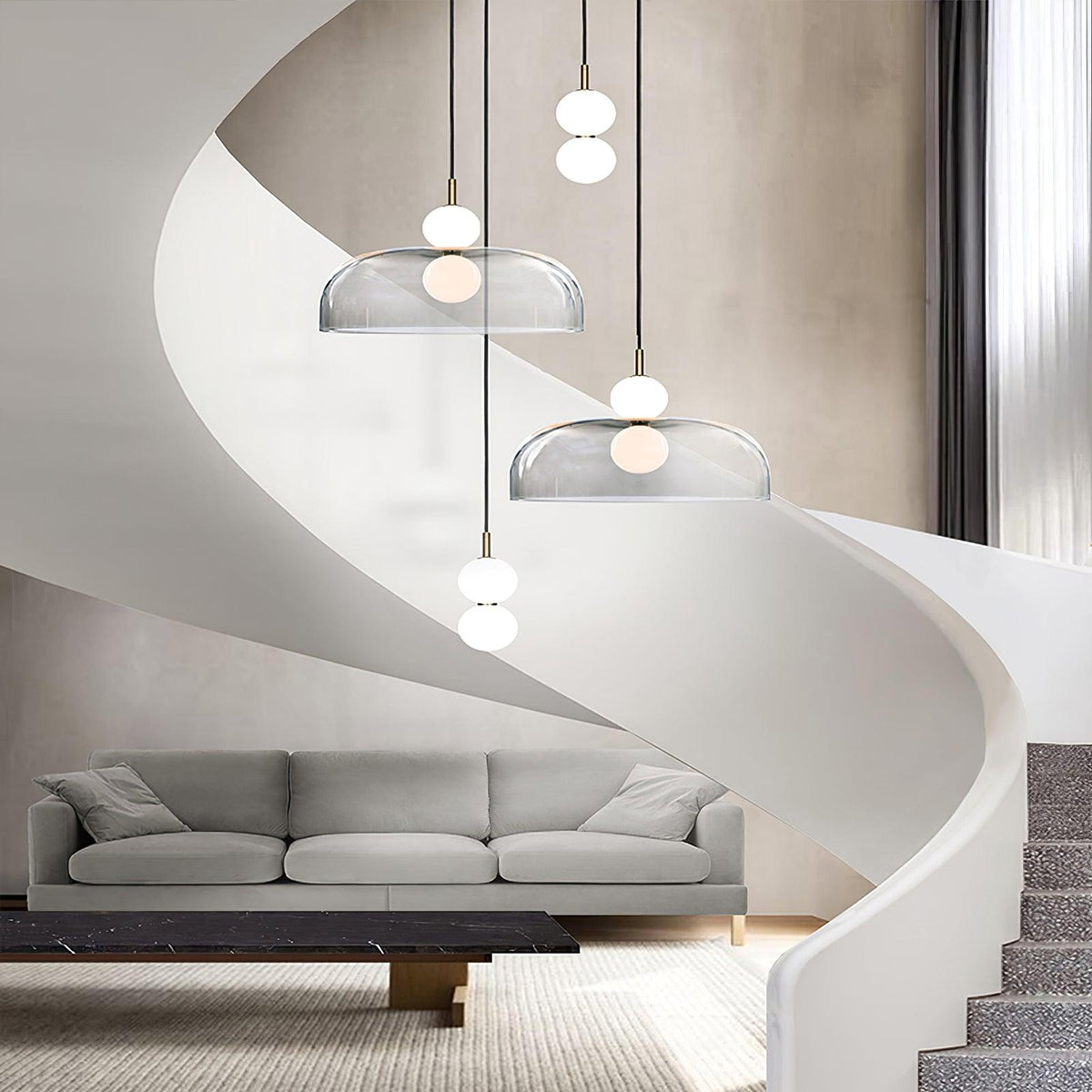 Celelia moderne minimalistisk glaspendel