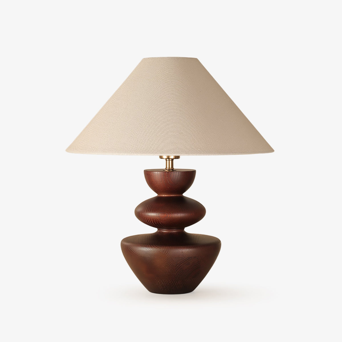 Joanne vintage-bordlampe i træ