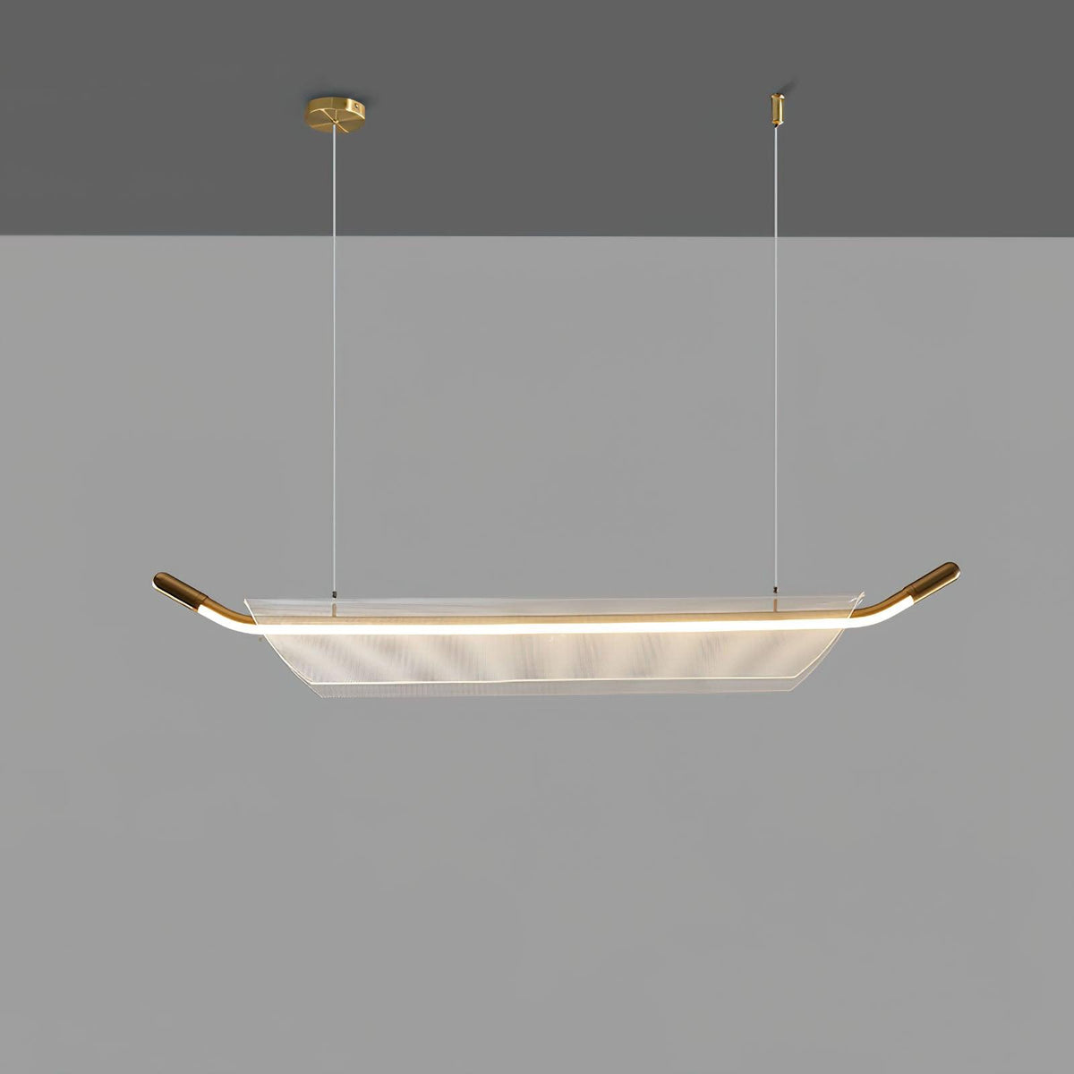 Candeeiro suspenso de acrílico moderno Glider