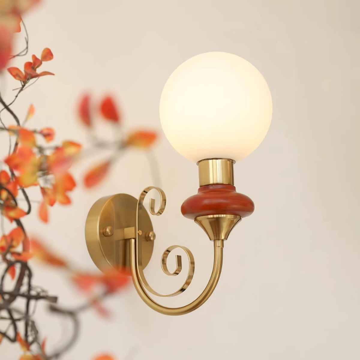 Candeeiro de parede plug-in Whirl Chic