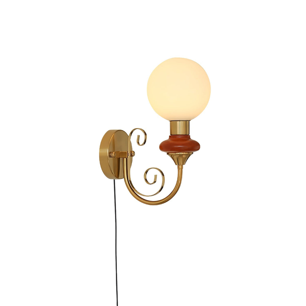 Candeeiro de parede plug-in Whirl Chic