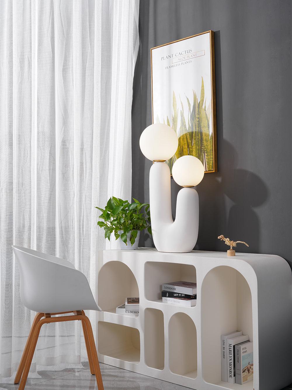 Fayorn keramisk bordslampa