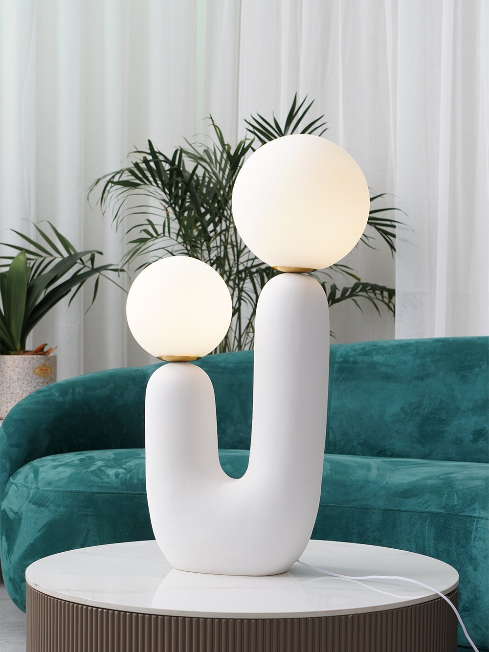 Fayorn keramisk bordslampa