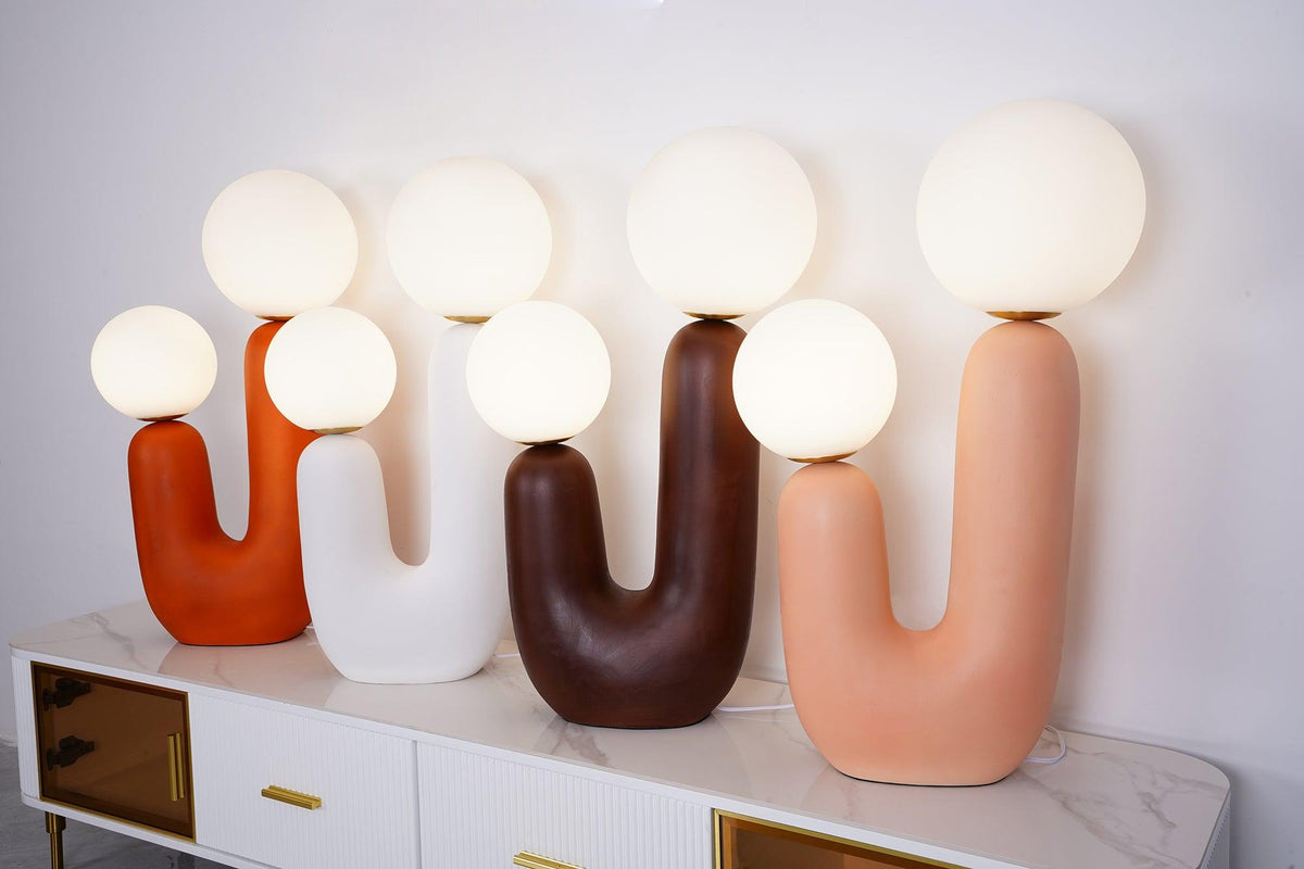 Fayorn keramisk bordslampa