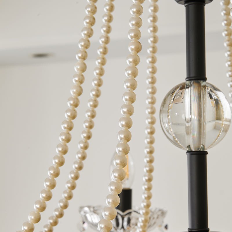 Candelabro Nymiran clássico pós-moderno de luxo em cristal