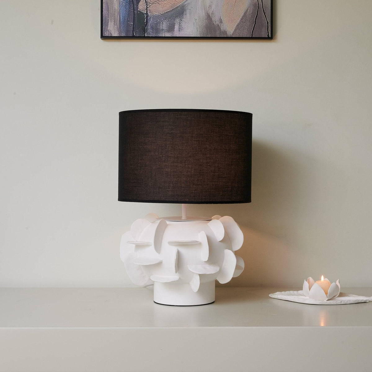 Peyton samtida bordslampa i keramik