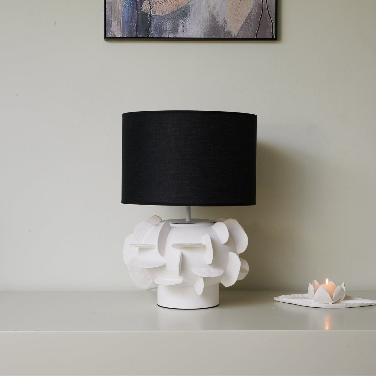 Peyton samtida bordslampa i keramik