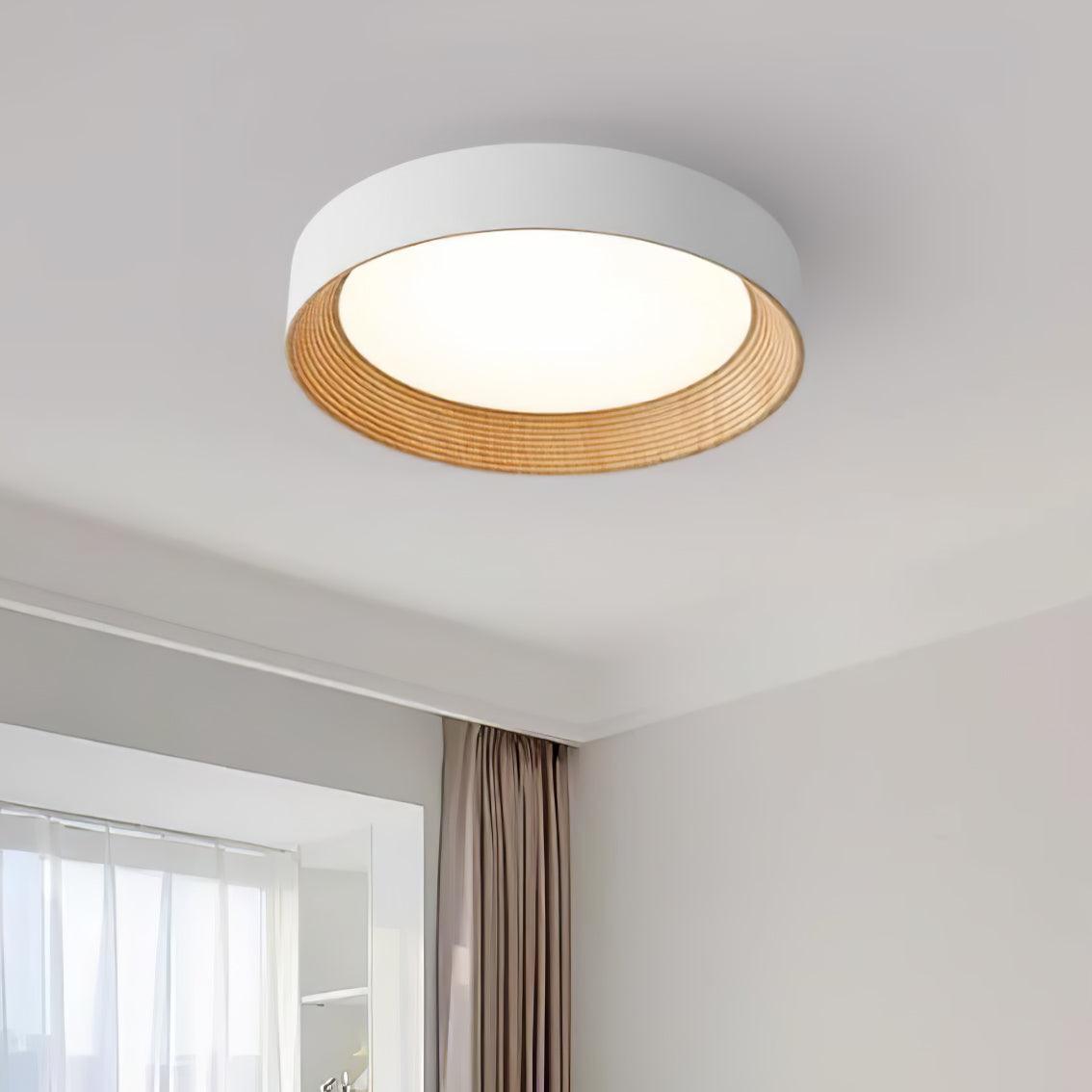 Elvirelle minimalistisk justerbar taklampa med träring